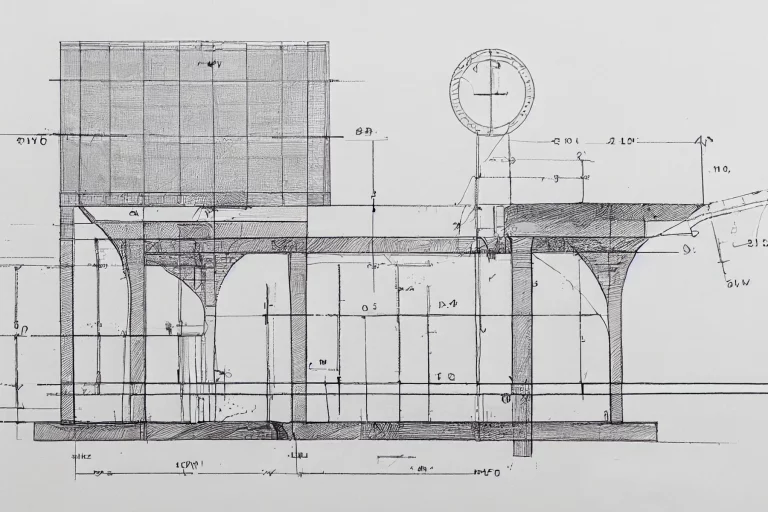 Illustrasjon av gjennomsnittskalkulering på blueprint