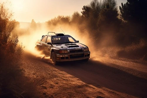 Rally car